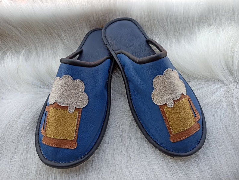 Beer Mug Slippers Christmas Gift Beer Slippers Beer Mug Etsy