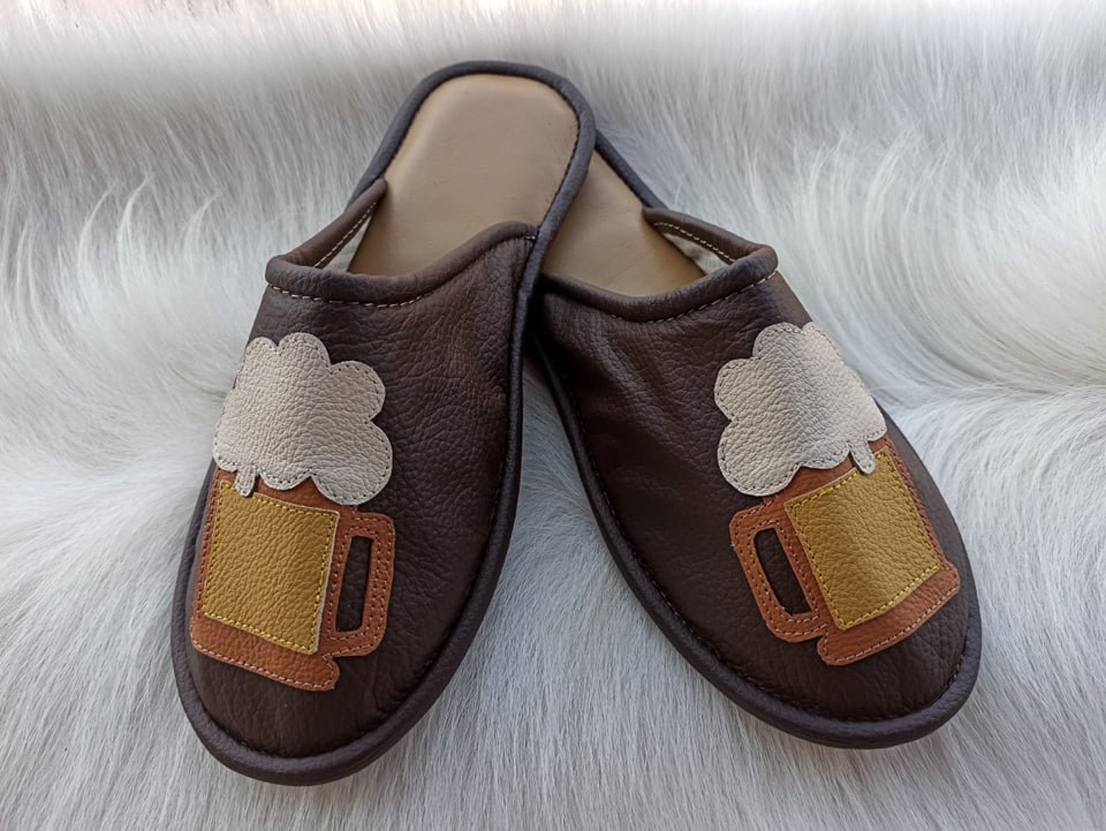 Beer Mug Slippers Christmas Gift Beer Slippers Beer Mug Etsy