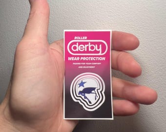 Roller Derby Wear Protection sticker
