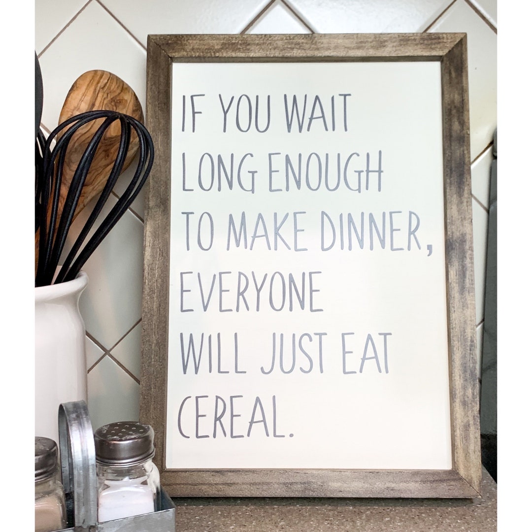 Kitchen Farmhouse Sign | Kitchen Decor | Funny Kitchen Sign - Etsy