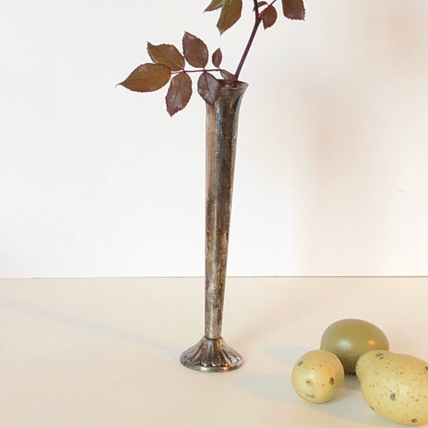 Classic, minimalist, vintage, solid silver bud vase, fine dinning, for your well appointed home #shelfie