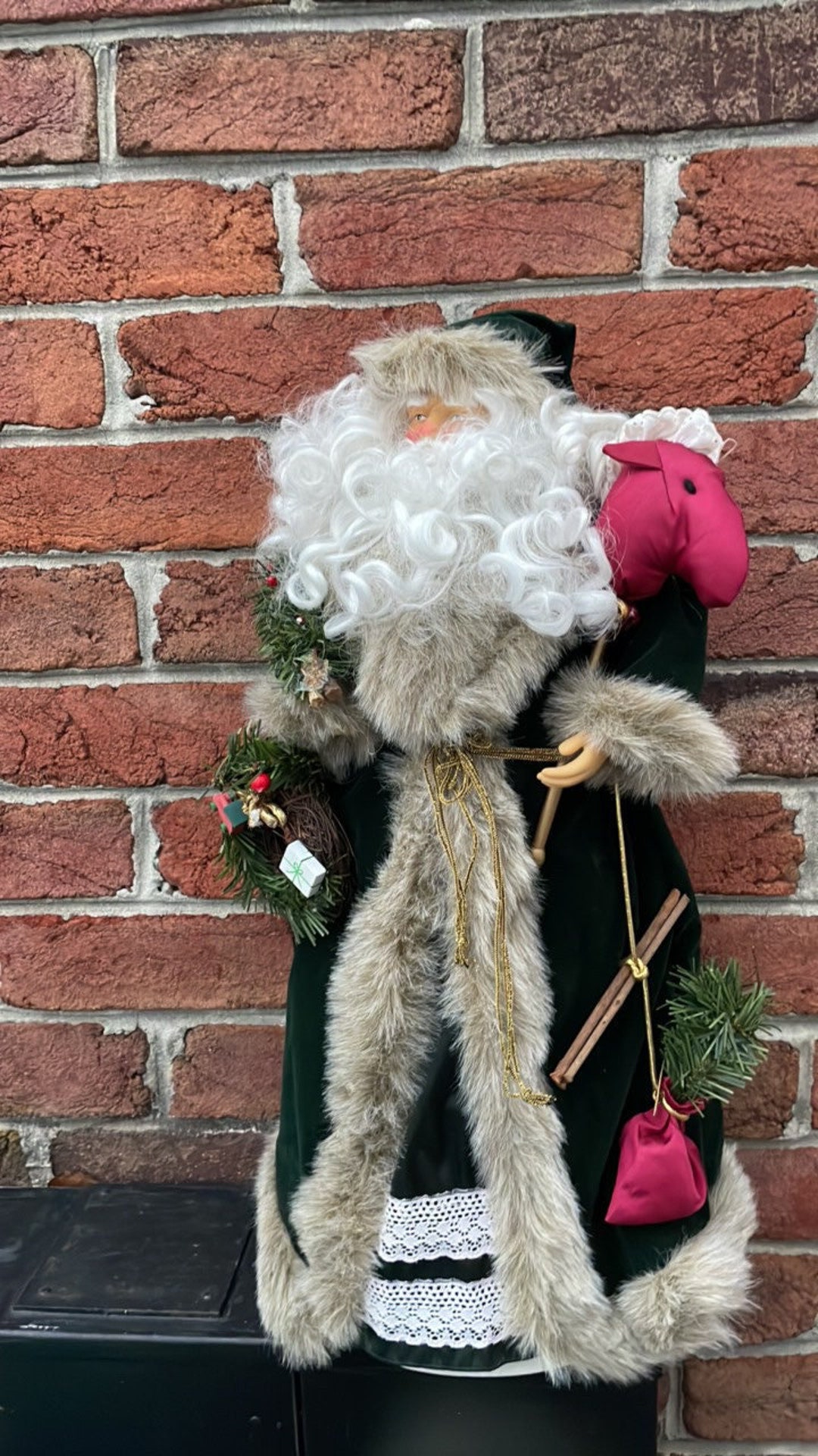 Christmas Tree Topper Svg Santa Claus Christmas Figure Etsy