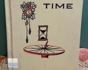 The True Book of Time vintage book  1956 pre-owned book