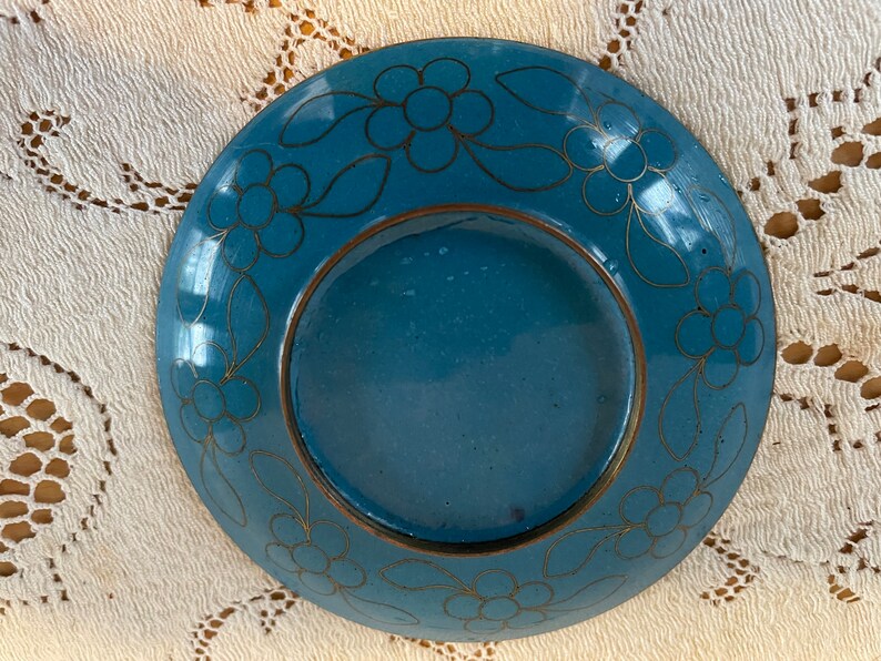 Vintage Cloisonne Dish beautiful home decor accent image 2