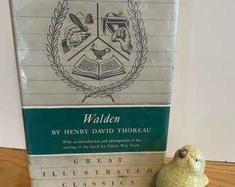 Walden by Henry David Thoreau 1946 w/intro and photos by Edwin Way Teale