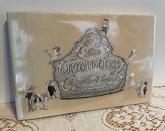 The Jumblies by Edward Lear Drawings by Edward Gorey  1968 art and poetry vintage book