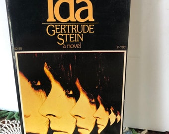 IDA by Gertrude Stein A Novel Vintage paperback 1972