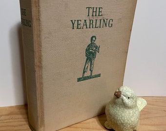 The Yearling By Marjorie Kinnan Rawlings decorations by Edward Shenton 1938 first edition vintage book