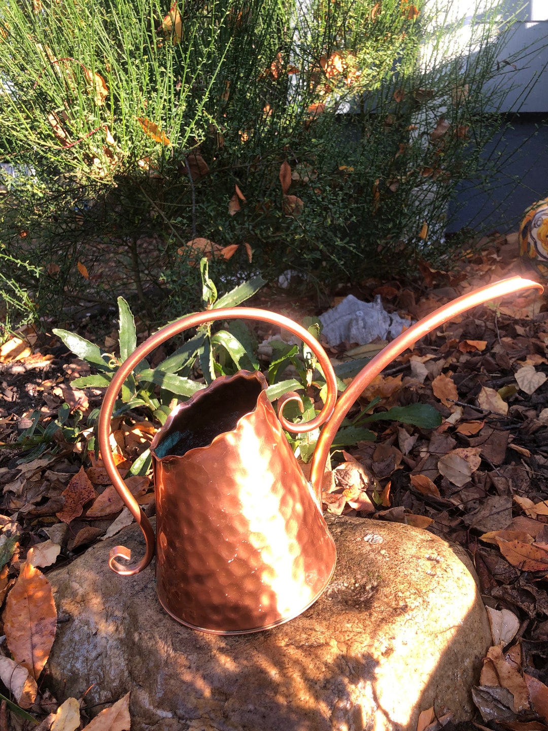 Vintage Gregorian Copper Watering Can Etsy
