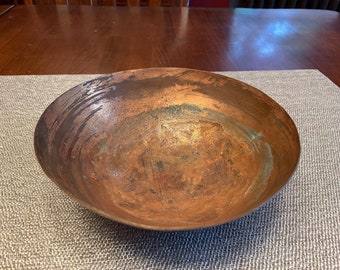 Vintage Solid Copper Bowl