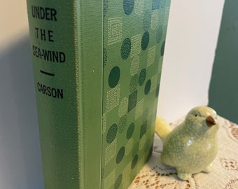 Under the Sea- Wind A Naturalist's Picture of Ocean Life by Rachel L. Carson 1952  vintage book