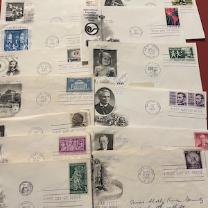 15 First day of issue envelopes ( randomly selected )