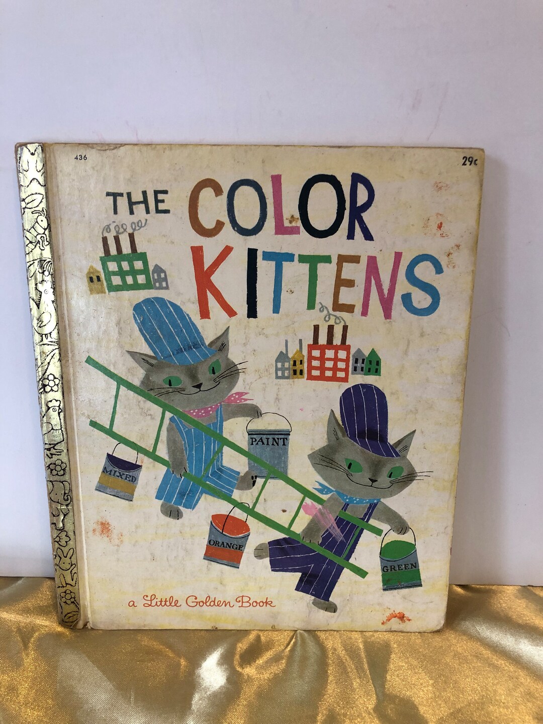 The COLOR Kittens A Little Golden Book 1958 Vintagey Warmly Etsy