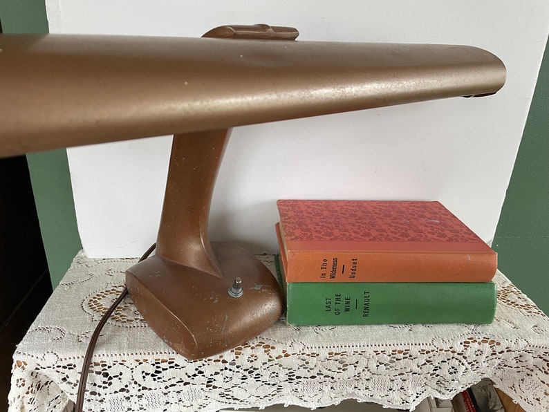 Vintage Mid Century Industrial Desk Lamp Bild 1