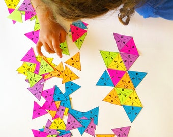 Make Ten Triangle Math Game