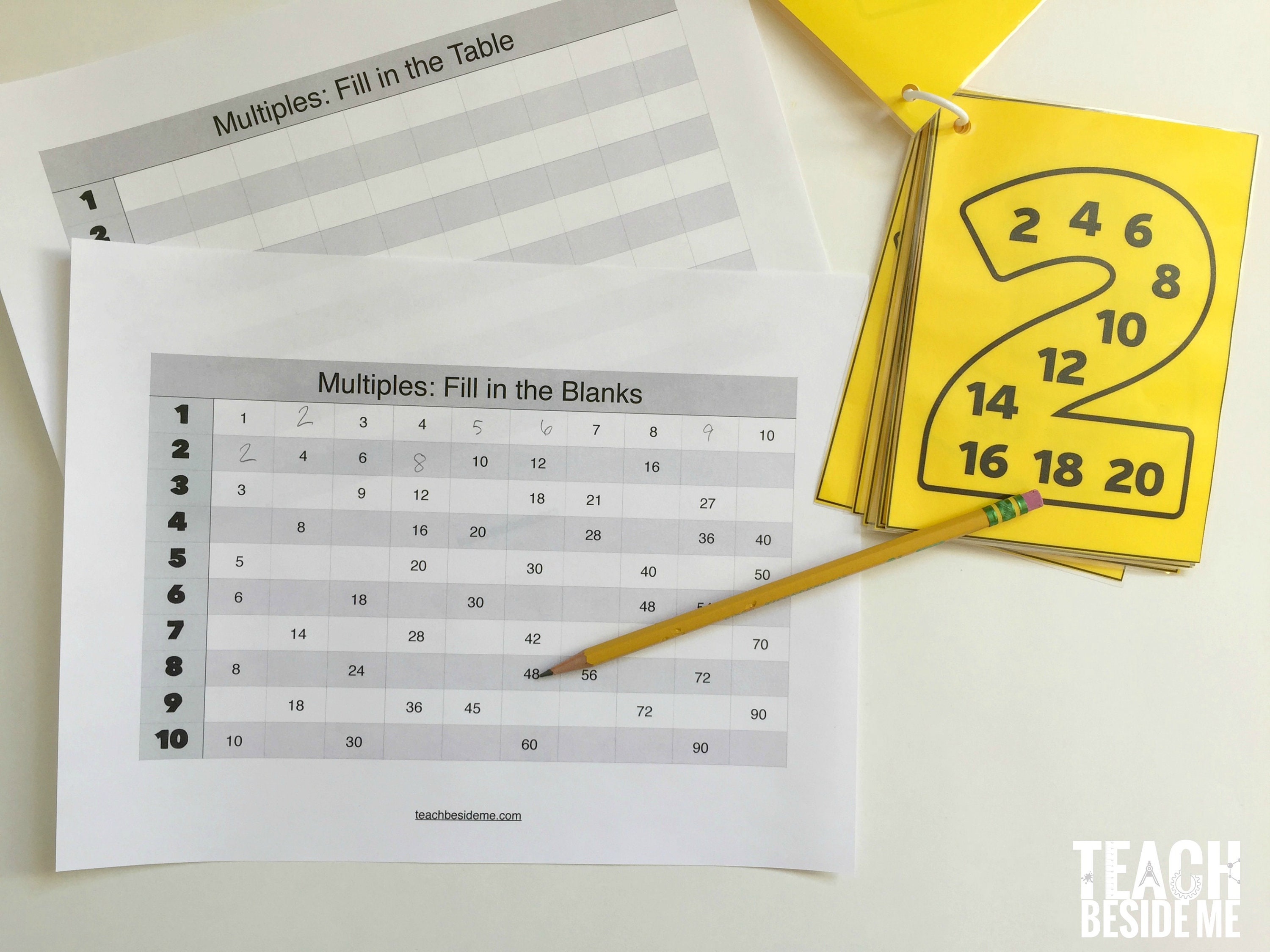 Number Multiples- Multiplication Helpers - Etsy