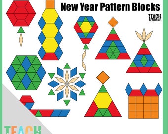 New Years Pattern Block Mats