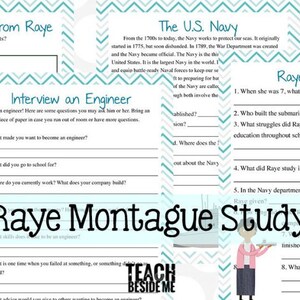 Raye Montague Lesson ~ Women in STEM