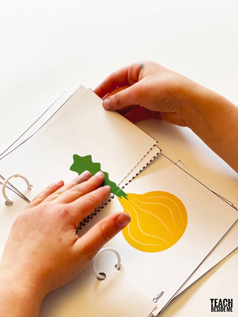 Tops and Bottoms Root Vegetable Flip Book - Etsy