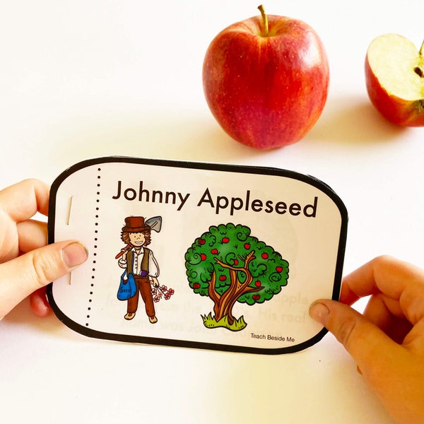 Johnny Appleseed Teacher Cards Etsy