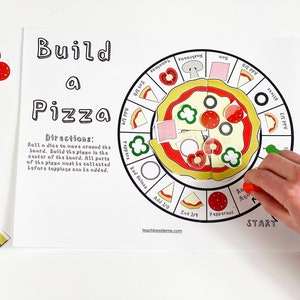 Build a Pizza- Fraction Game for Kids