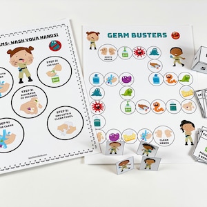 Germ Busters- Hand Washing Game for Kids