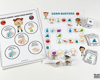 Germ Busters- Hand Washing Game for Kids