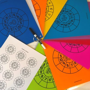 Math Addition Wheels