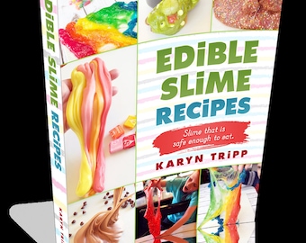 E-bok med recept på ätbart slem