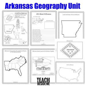 US Geographie: Arkansas Einheit