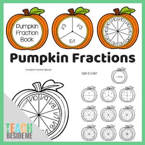 Halloween Math- Pumpkin Fractions