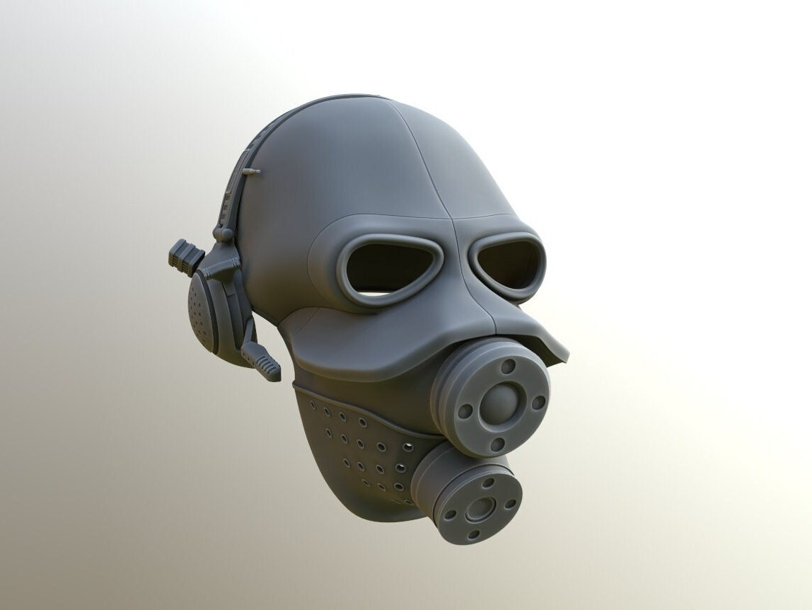 Combine Soldier Helmet 3D Print File + HLA