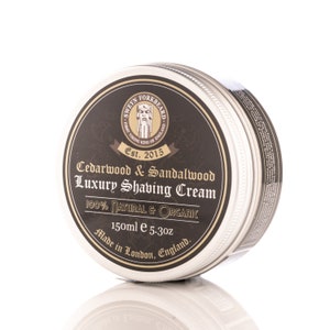 Shaving Cream Cedarwood & Sandalwood 150ml / 5.3oz by Sweyn Forkbeard