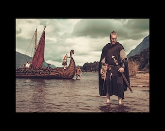 Poster Vikings Exploring New Land - Sweyn Forkbeard