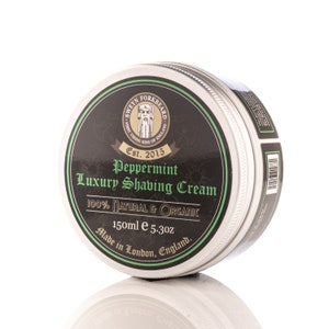 Shaving Cream Peppermint 150ml / 5.3oz by Sweyn Forkbeard