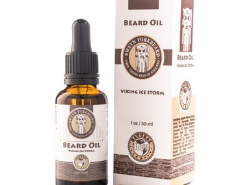 Beard Oil Viking Ice Storm 30 ml/1 oz by Sweyn Forkbeard
