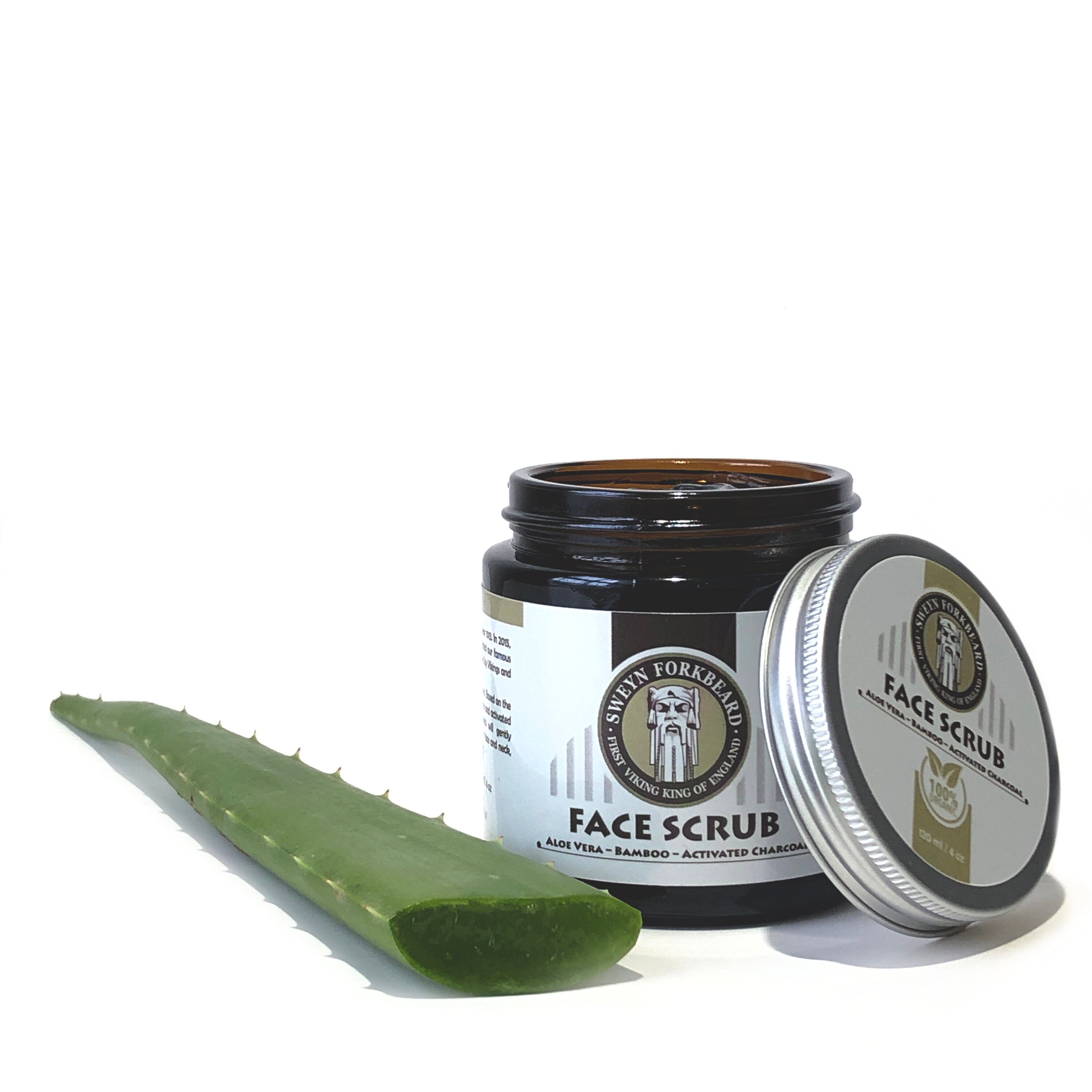 Face Scrub Aloe Vera Bamboo Activated Charcoal Etsy