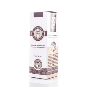 English Shaving Oil 100% Natural, Organic & Handmade in London Pre Shave Oil image 3