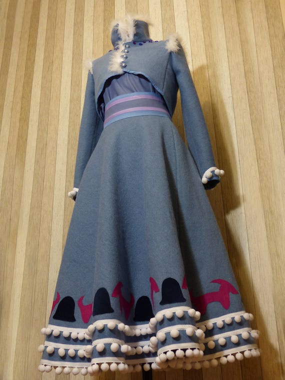 Olaf's Frozen Adventure Anna costume Anna blue dress | Etsy
