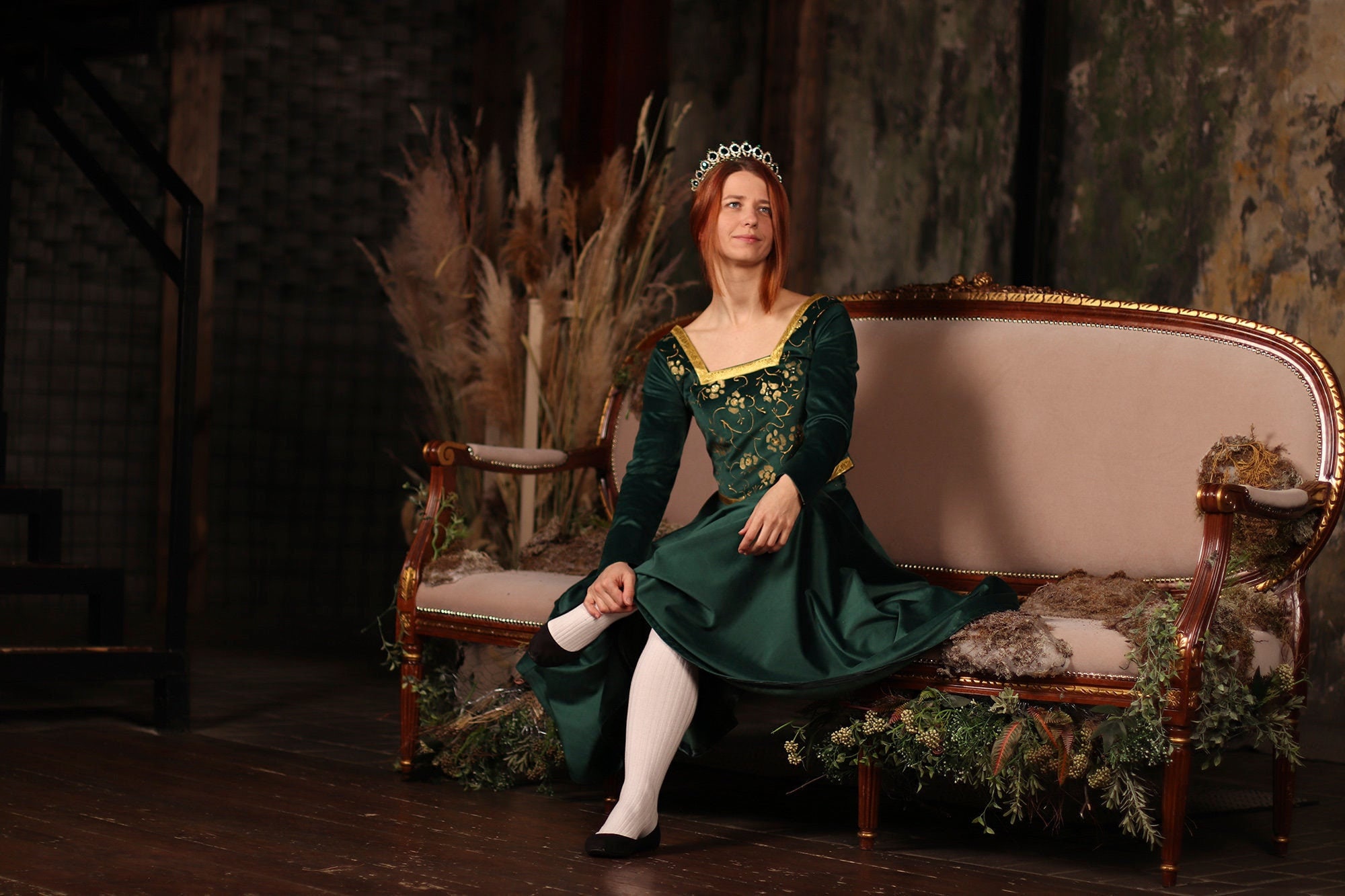 Princess Fiona Green Dress Fiona Cosplay Fiona Dress Etsy