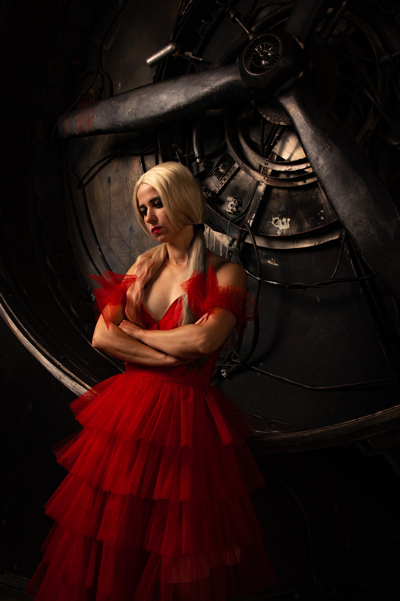 sachin and babi light blue dress Harley Quinn's Dress
