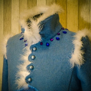 Olaf&#39;s Frozen Adventure Anna Costume | Anna Frozen Cosplay | Anna Frozen Dress | Anna Blue Dress | Frozen Cosplay
