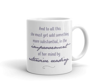 Jane Austen Reading Mug -  Extensive Reading