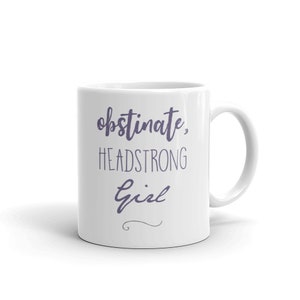 Jane Austen Reading Mug - Obstinate