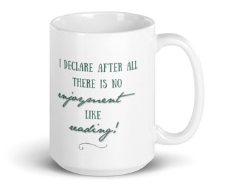 Jane Austen Reading Mug - Enjoyment