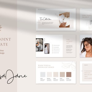 RosaJane PowerPoint Presentation Template . Brand Guidelines . Project Proposal