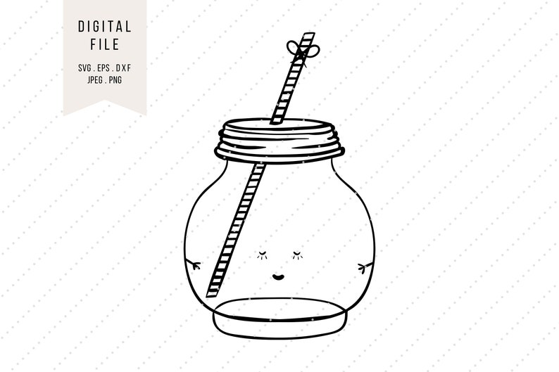 Clip Art Jpeg Dxf Eps Svg Clipart With Sweet Jar Girl Birth Love Instant Digital Download Svg Png Art Collectibles