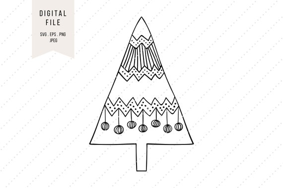 eps SVG Christmas Clipart with a sweet Tree in a Jar * Instant Digital Download * svg jpeg png