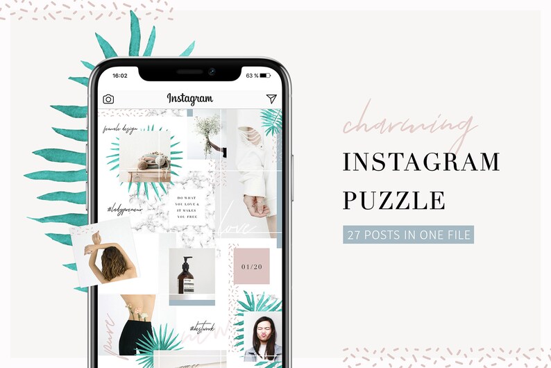 image 0 - instagram grid download photoshop vorlage youtube