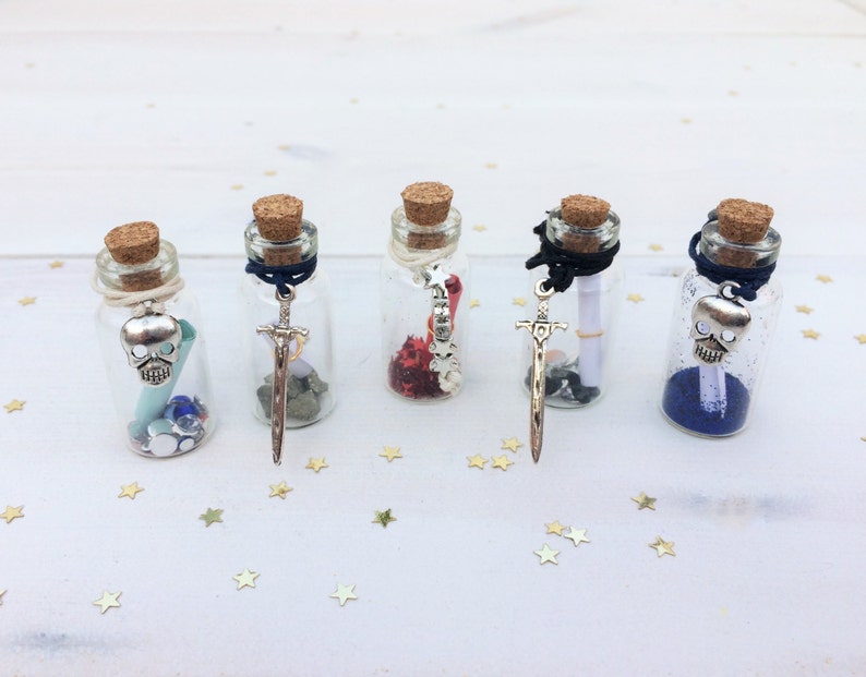 Elf Glitter Dust Party Bag Fairy on Clasp Small Bottles Fairy Fairy Door